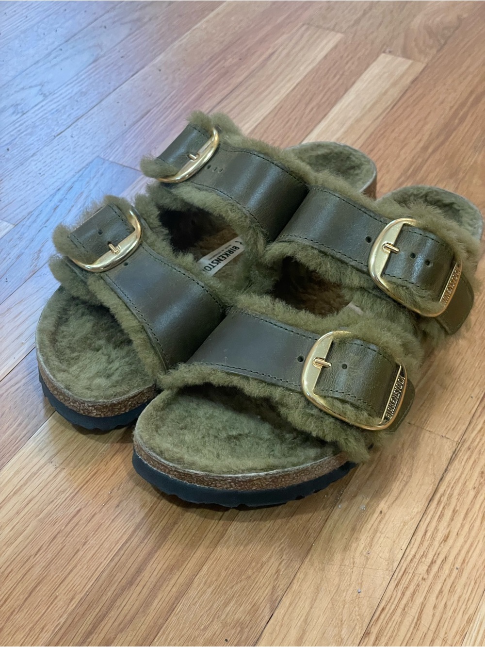 Birkenstock Excellent Condition! Shearling Sandal Sz Ladies 8 Men’s 6